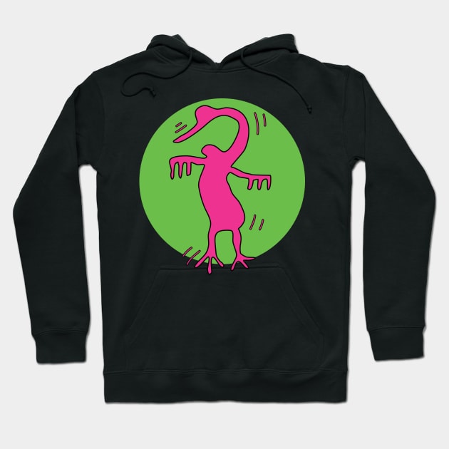 petroglyph fuchsia pink pet Hoodie by Ricogfx